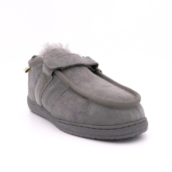 FLEECE EASY (VELCRO STRAP) - Footwear Black Sheep Australia black sheep eldery healthcare medical non slip